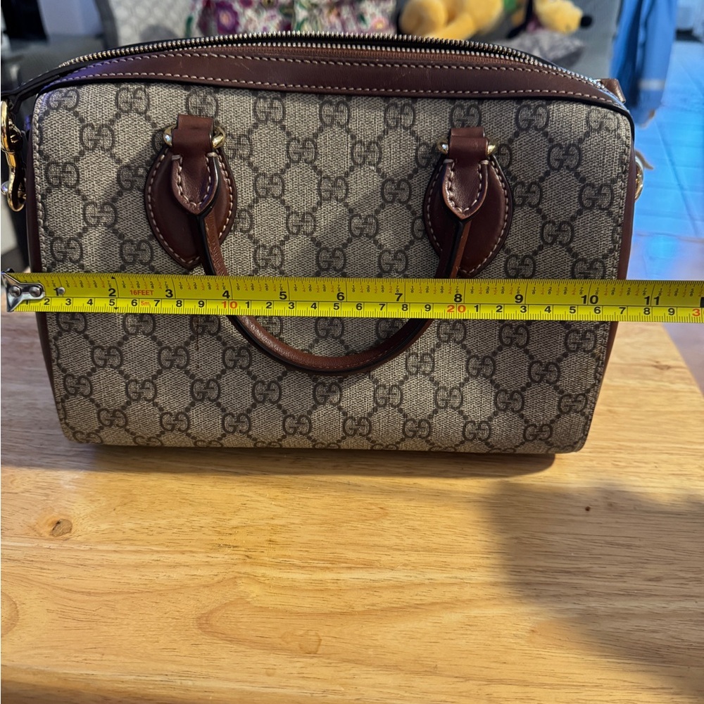 Gucci Brown and Cream Women's Bag - Picture 10 of 16